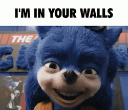 I'm In Your Walls Ugly GIF