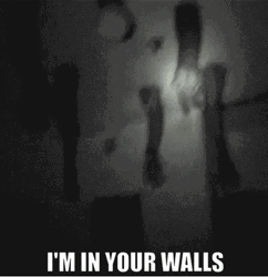 I'm In Your Walls GIF