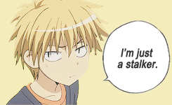 I'm Just A Stalker GIF