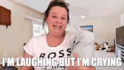 I'm Laughing Then I'm Crying GIF