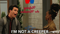 I'm Not A Creeper GIF