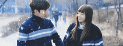 I'm Not A Robot Snow Scene GIF