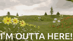 I'm Out Teletubbies GIF
