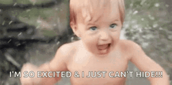 I'm So Excited Can't Hide It GIF