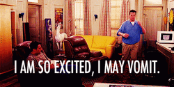 I'm So Excited Meme I May Vomit GIF