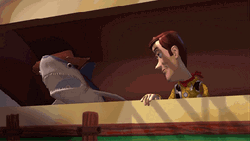 I'm So Excited Mr. Shark And Woody GIF