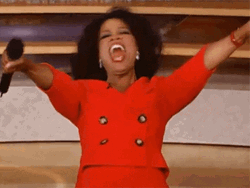 I'm So Excited Oprah Winfrey GIF