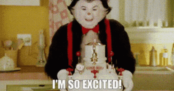 I'm So Excited The Cat GIF