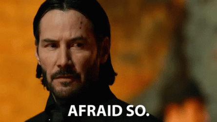 I'm Thinking I'm Back But I'm Afraid So GIF
