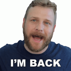 I'm Thinking I'm Back White Guy GIF