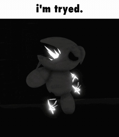 I'm Tried Text GIF