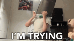 I'm Trying But Struggle Is Real GIF