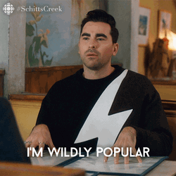 I'm Wildly Popular Dan Levy GIF