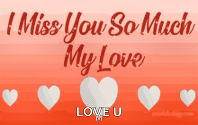 I Miss You My Love GIF