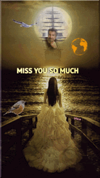 I Miss You So Much Bride In A Boat GIF