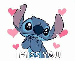 I Miss You Stitch