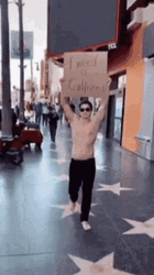I Need A Girlfriend Signage Guy Cardboard  GIF