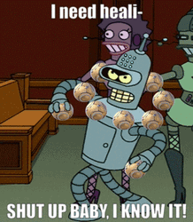 I Need Healing Overwatch Meme Futurama GIF
