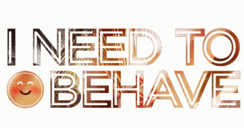 I Need To Behave From Temptation GIF