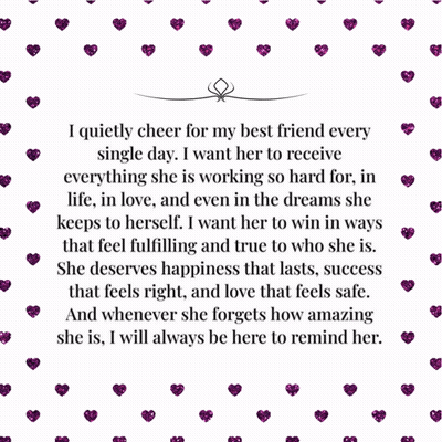 I Quietly Cheer For My Best Friend GIF