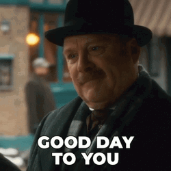 I Said Good Day Thomas Brackenreid Murdoch Mysteries GIF