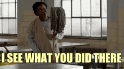 I See What You Did There Janitor Man GIF
