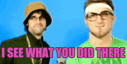 I See What You Did There Two Men GIF