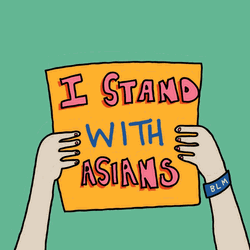 I Stand With Asians GIF