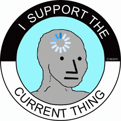 I Support The Current Thing Sticker GIF