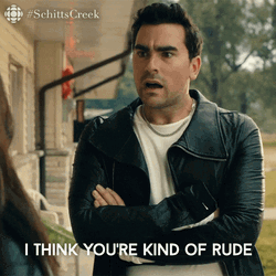 I Think You're Kind Of Rude GIF