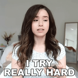 I Try Really Hard Pokimane GIF