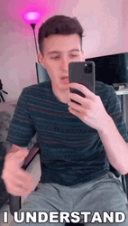 I Understand Mirror Talk GIF