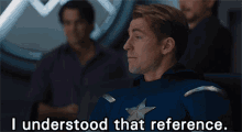 I Understood That Reference Captain America Chris Evans GIF