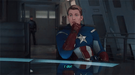 I Understood That Reference Captain America Flying Kiss GIF