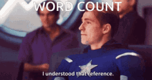 I Understood That Reference Captain America Word Count GIF