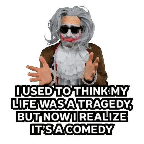 I Used To Think My Life Was A Tragedy Sticker