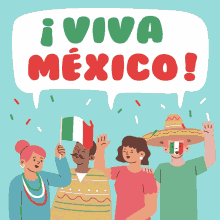 I Viva Mexico Animated People Celebration
