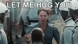 I Volunteer As Tribute Hug Katniss Prim Hunger