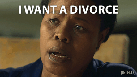 I Want A Divorce Nthati Moshesh GIF