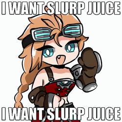 I Want Slurp Juice Fortnite Sylvie GIF