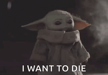 I Want To Die Yoda Star Wars GIF