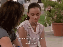 I Want To Go Home Gilmore Girls GIF