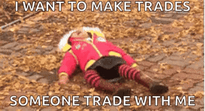 I Want To Make Trades Someone Trade With Me Child Laying On Ground GIF