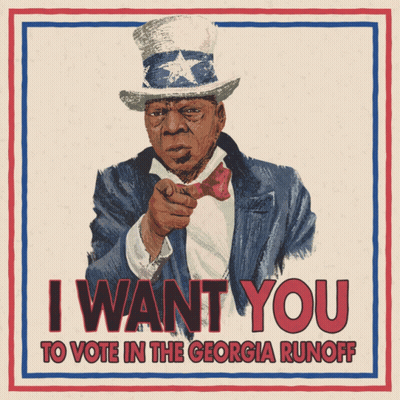 I Want You To Vote Georgia Runoff GIF