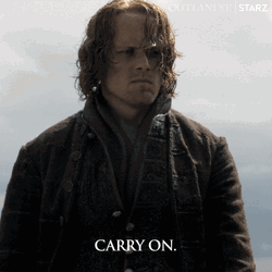 I Will Not Be Ignored Carry On Sam Heughan GIF