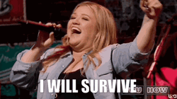 I Will Survive Kelly Clarkson Singing GIF