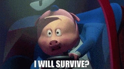 I Will Survive Master Runt Chicken Little GIF