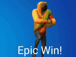 I Win Fortnite Character Dancing GIF