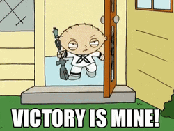 I Win Stewie Griffin Family Guy GIF