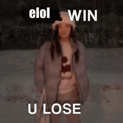 I Win U Lose Teener Celebrating  GIF